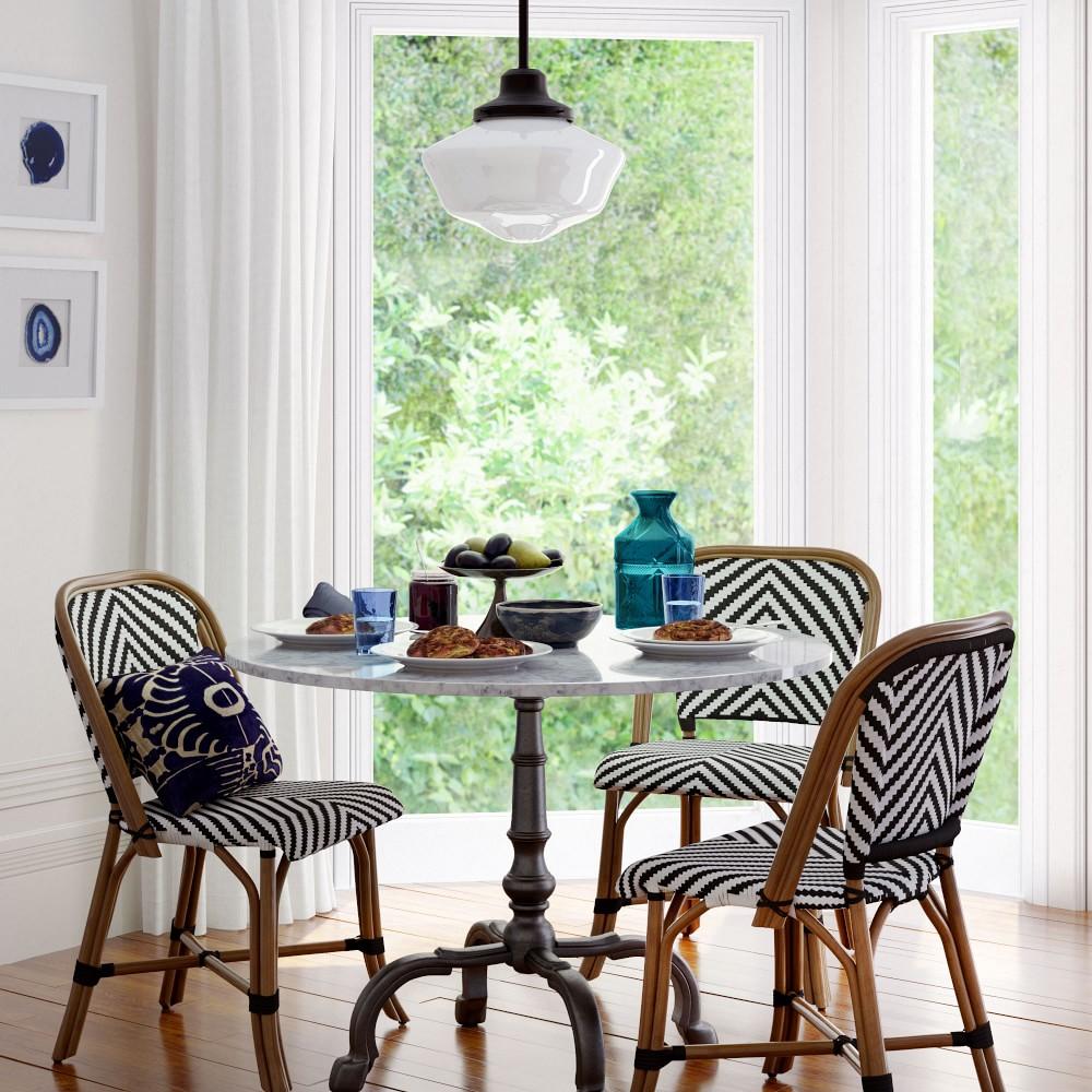 La Coupole Round Iron Bistro Table (107 cm) | Williams Sonoma